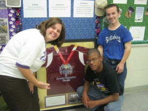 MeganMarcusSteven with medal&jersey